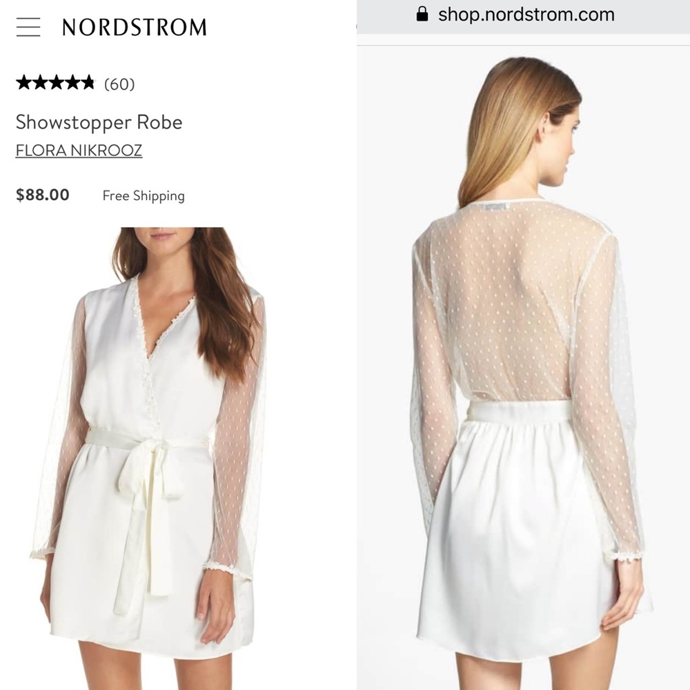 Showstopper Robe Silky, Ivory